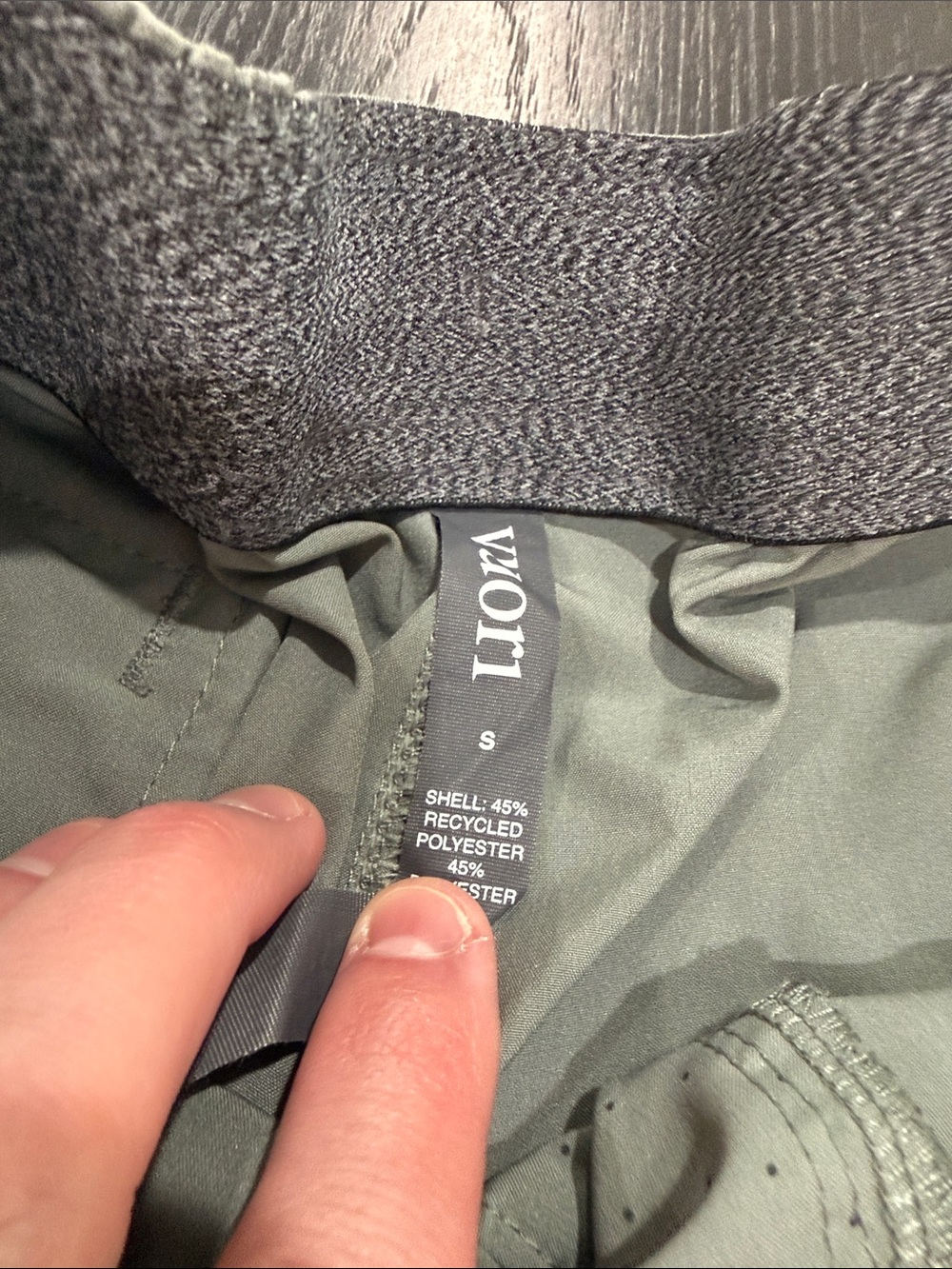 Vuori Men's Gray Athletic Performance Shorts - Picture 2 of 7